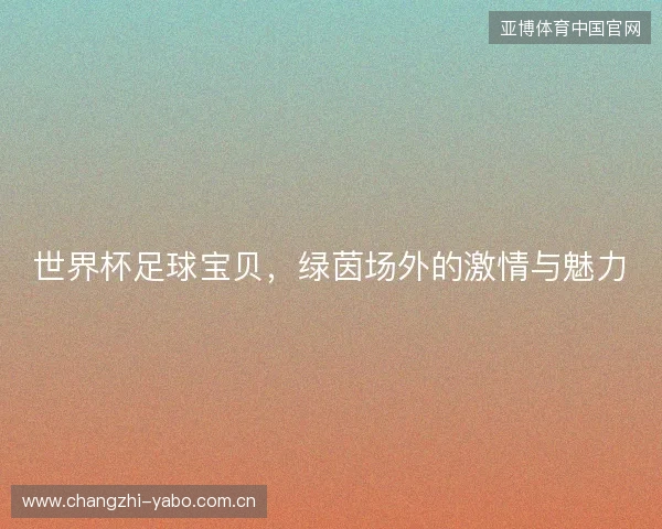 世界杯足球宝贝,绿茵场外的激情与魅力 世界杯足球宝贝,绿茵场外的激情与魅力