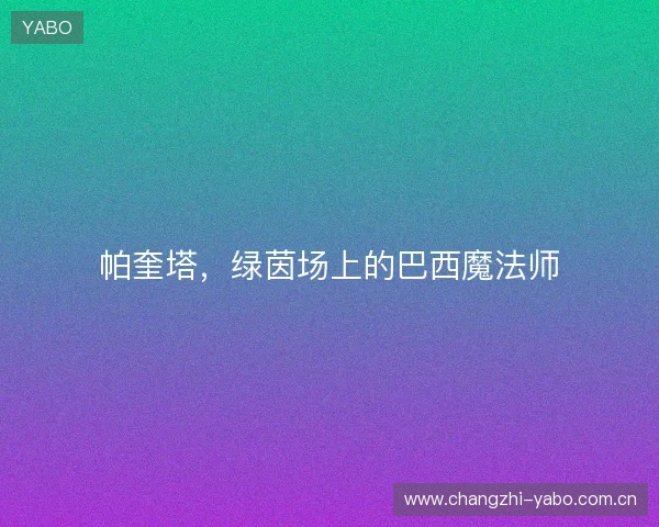 帕奎塔，绿茵场上的巴西魔法师